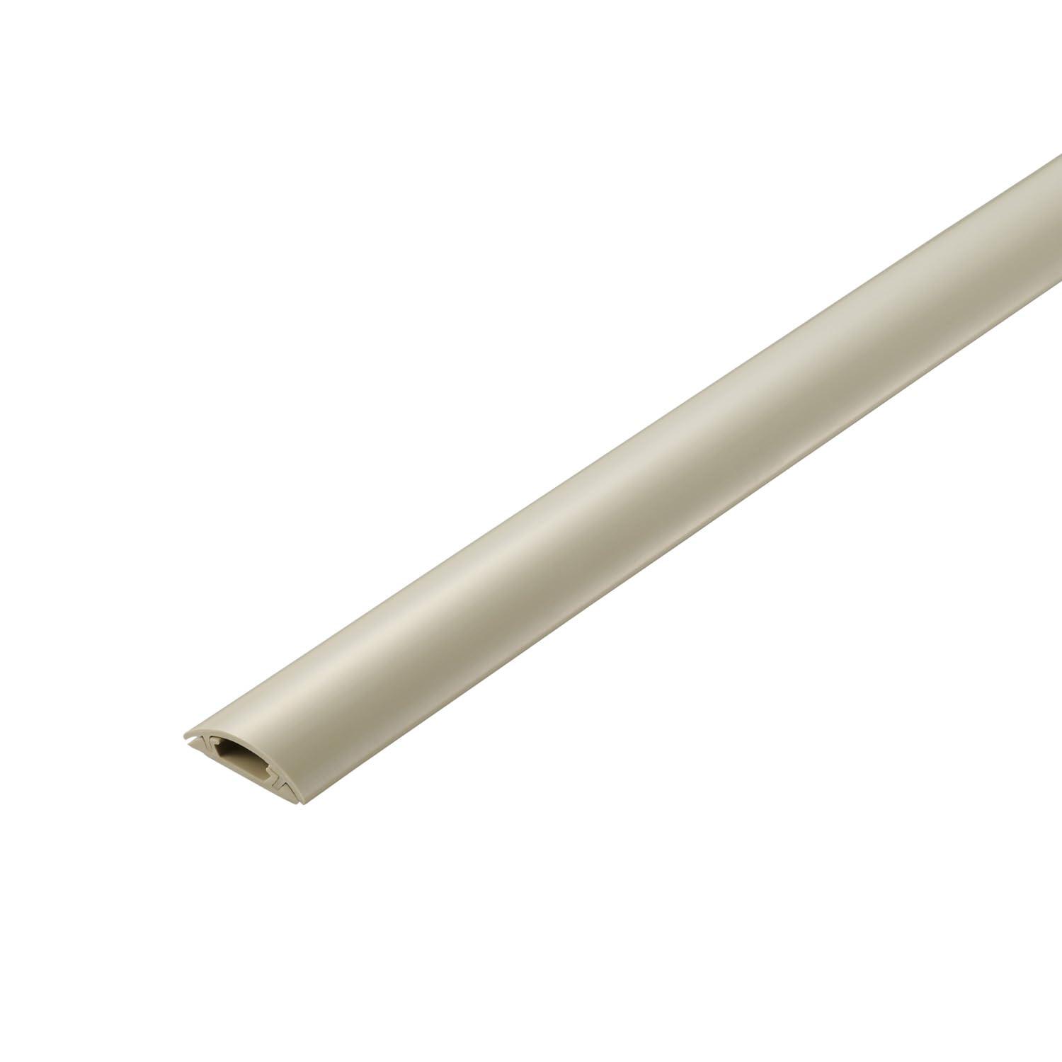 ELECOM Floor Cable Cover Molding 1m Length 30mm Width PVC Beige LD-GA1207M