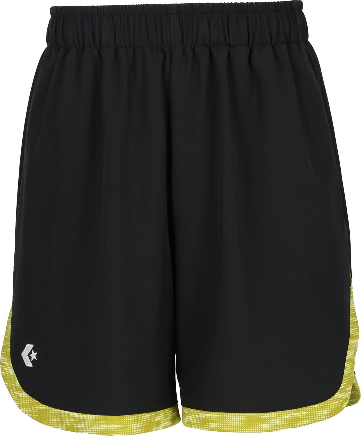 [Converse] Basketball Shorts Gold Series Practice Pants (with Pockets) CBG251852 Black × V.Gold