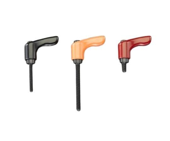 M4x30mm Male Thread Mini Clamp Lever (Red)