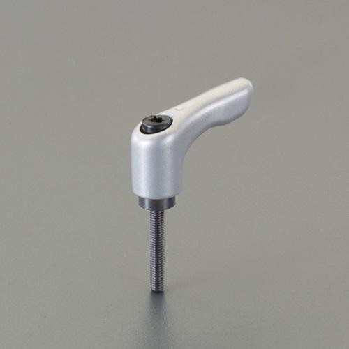 M5x25mm Male Thread Mini Clamp Lever (Silver)