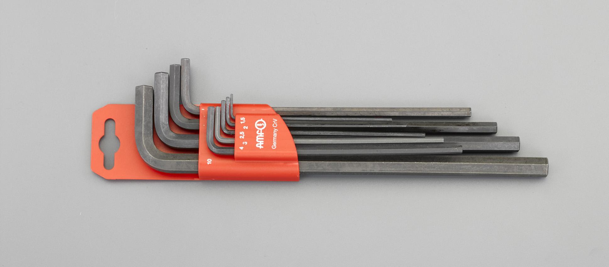 1.5–10.0 mm / 9-piece set [Hexagon] wrench