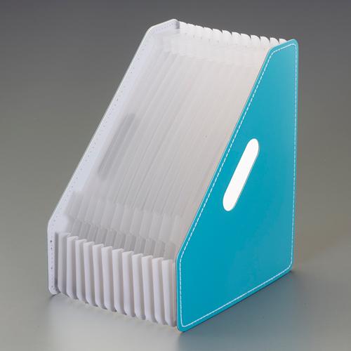 20-330x260x325mm File Stand (Extendable/Blue)  20(~330)×260×325