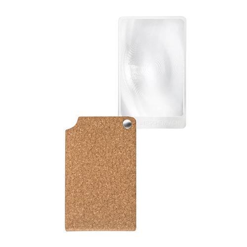 x2.5/48x74mm Pocket Magnifier (Square/Brown)