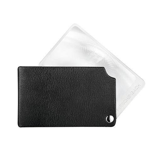 x2.5/48x74mm Pocket Magnifier (Square/Black)