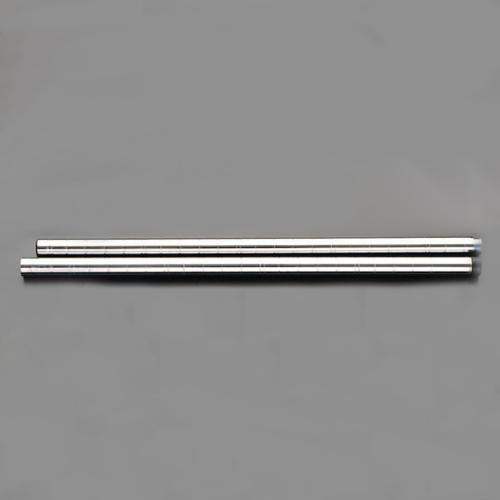 ESCO Metal Rack Pole, 4 pieces, φ25x1000mm EA976AJ-318