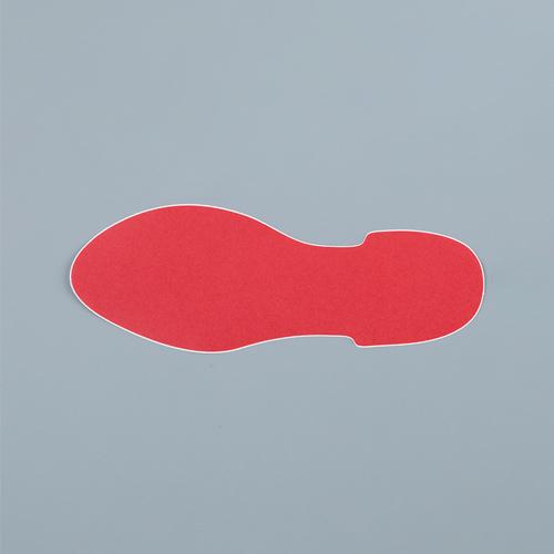 Footprint Stickers (Red / 2 sheets)