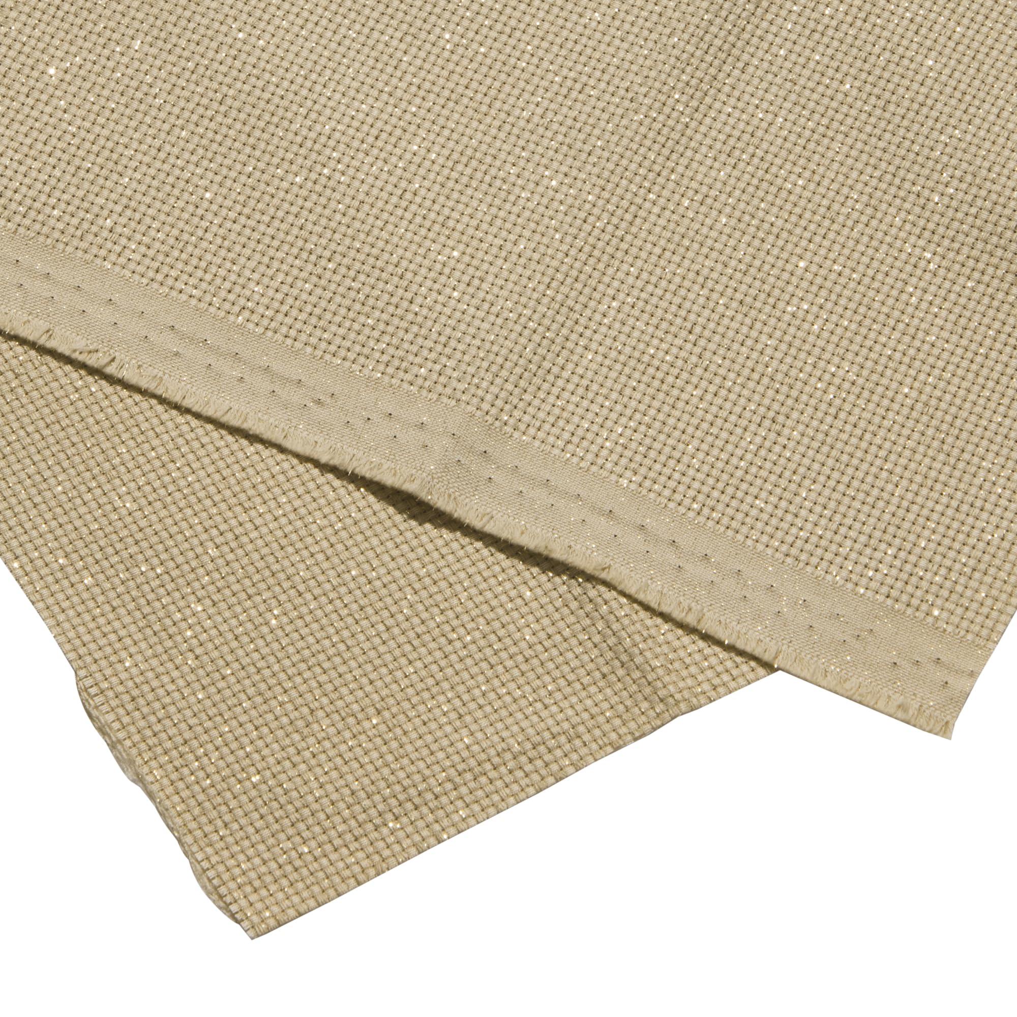 Cosmo Lame Java Cross 55 count/14 count 35×43cm 6 colors total