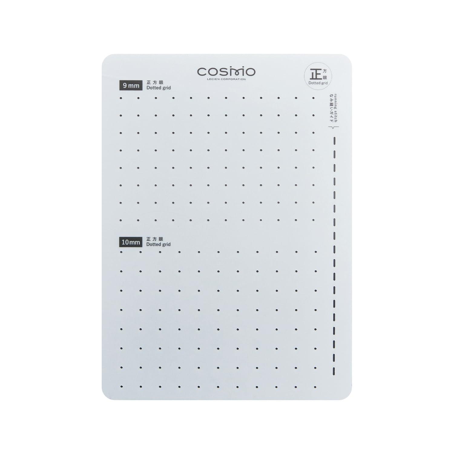 COSMO Sashiko Template Square Grid 9mm+10mm No.412404