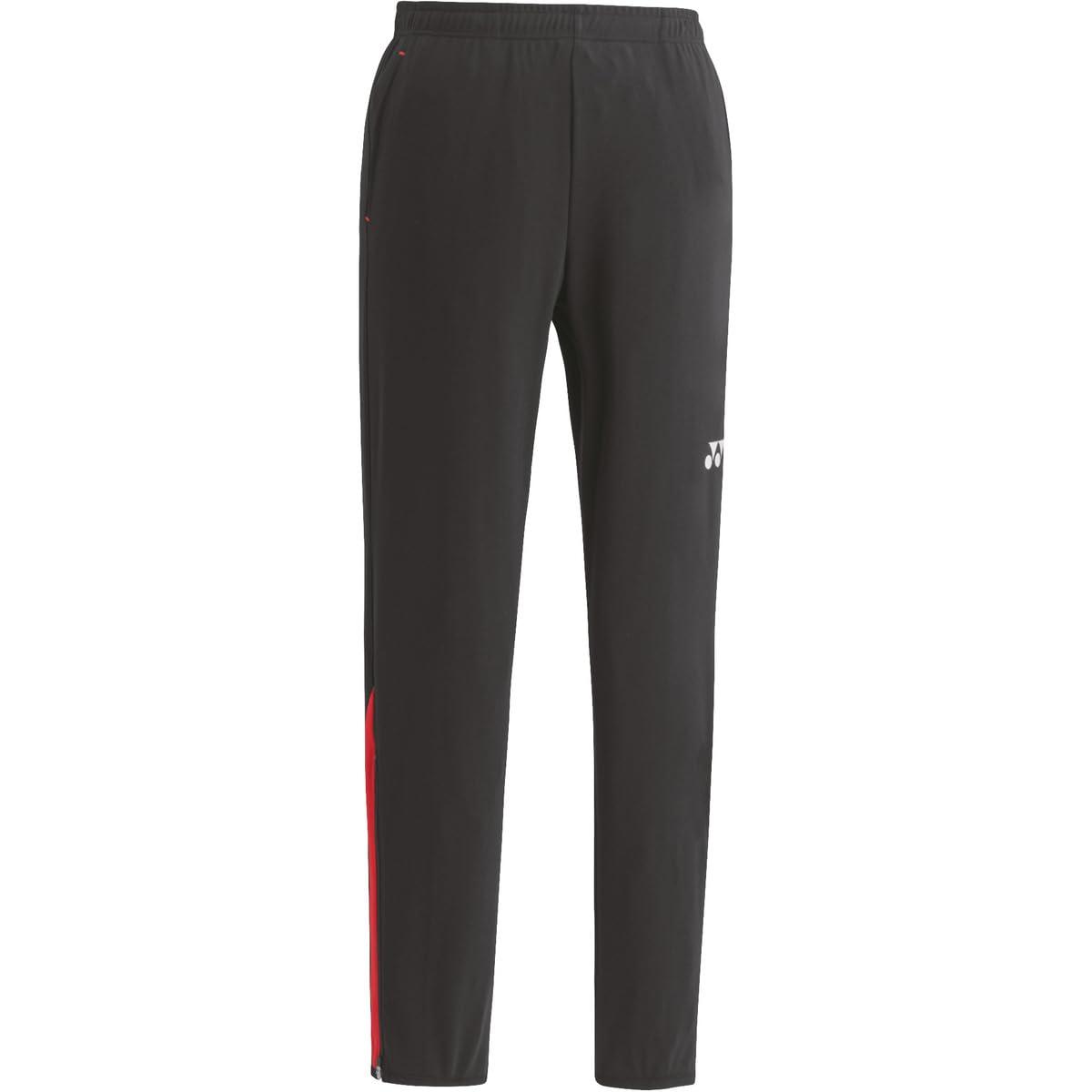 YONEX Unisex Football Training Top Pants Pro Style Black/Red L FW6006