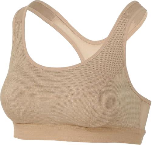 [Goldwin] Hybrid Mesh Bra MOCHA BEIGE LAB