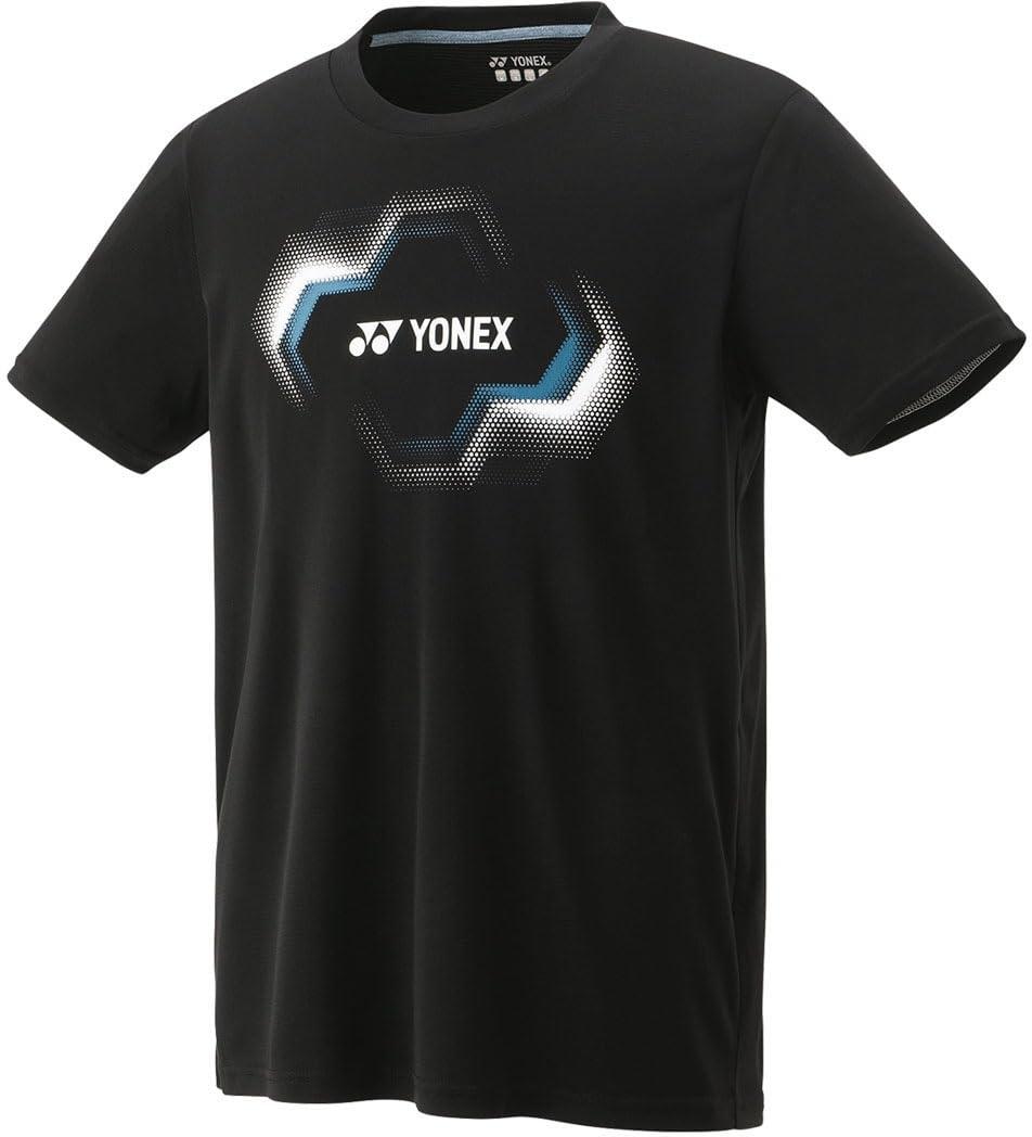 [Yonex] Short-Sleeve Shirt Uni-Dry T-Shirt (Fit Style) Black (007) L