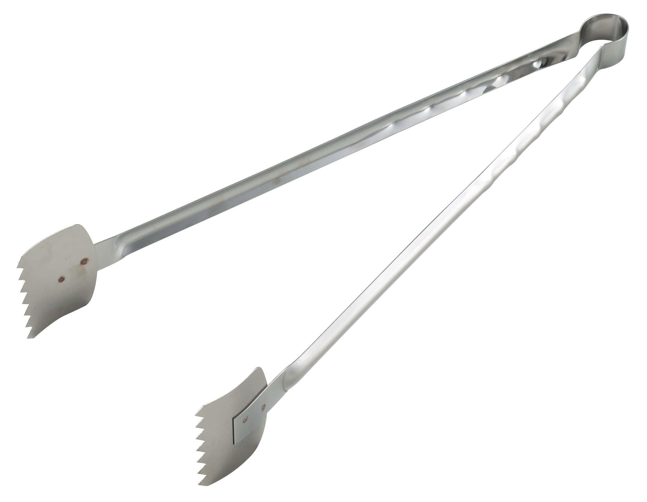 CAPTAIN STAG BBQ Tongs Wide Charcoal Tongs 47cm UG-3247
