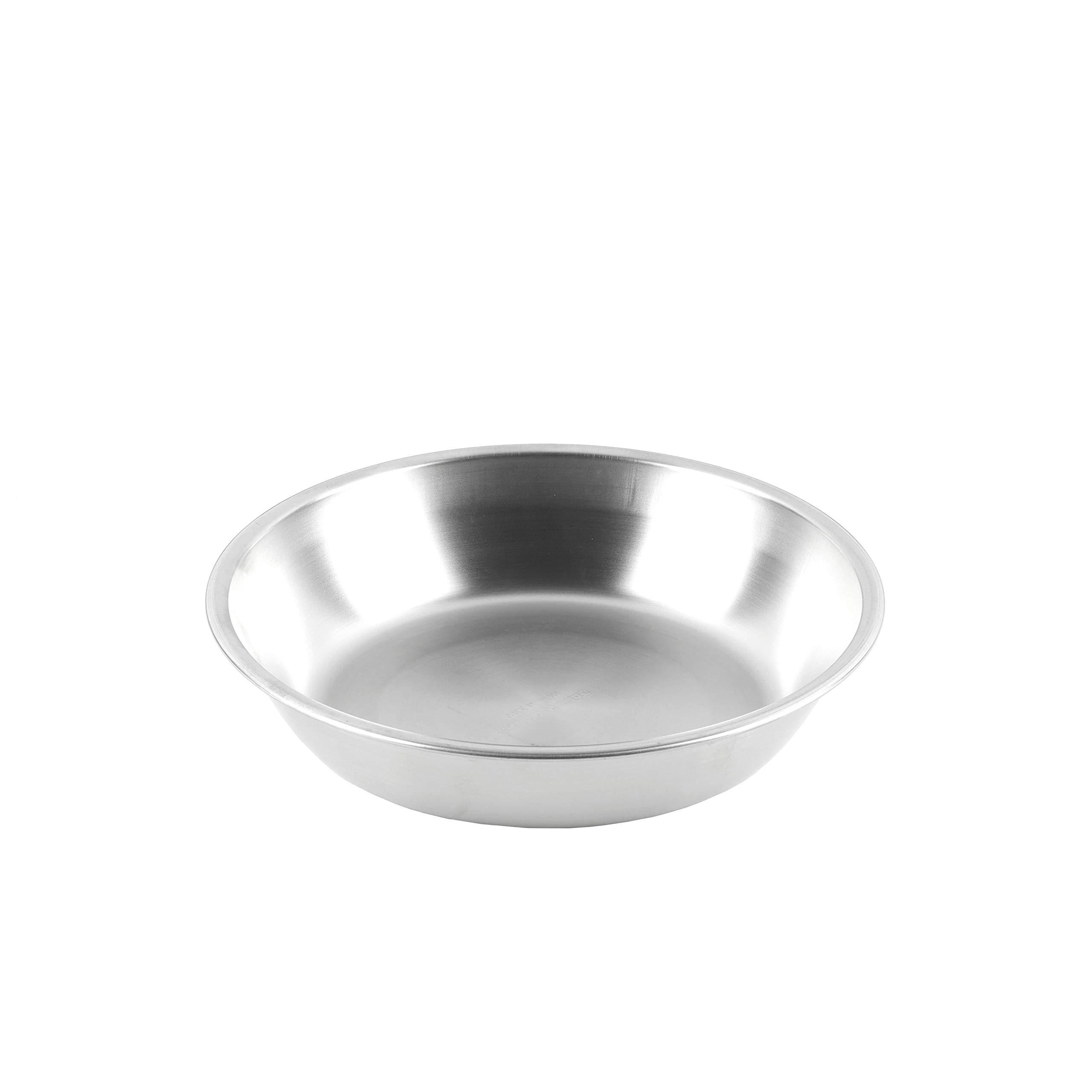 CAPTAIN STAG 18-8 Stainless Steel Plate Dish Tableware Inner Diameter 16cm Outer Diameter 17cm × Height 3.5cm Made in Japan UH-42