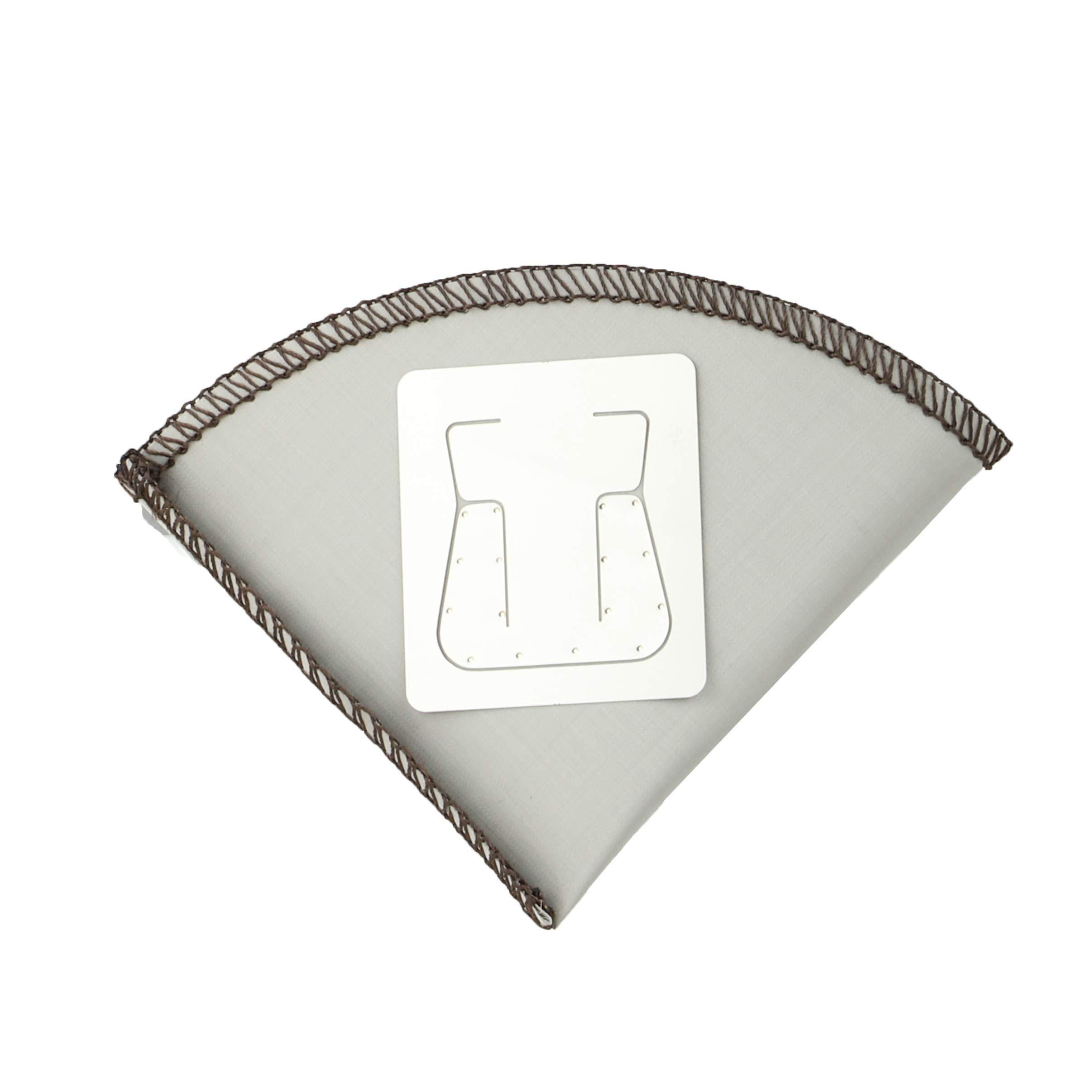 CAPTAIN STAG Coffee Filter Dripper Stainless Steel Mesh Filter Conical with Hook 1-2 Cups Foldable UW-3538 Silver Product Size: (Approx.) Width 12 × Height 8.5 mm (When Stored)