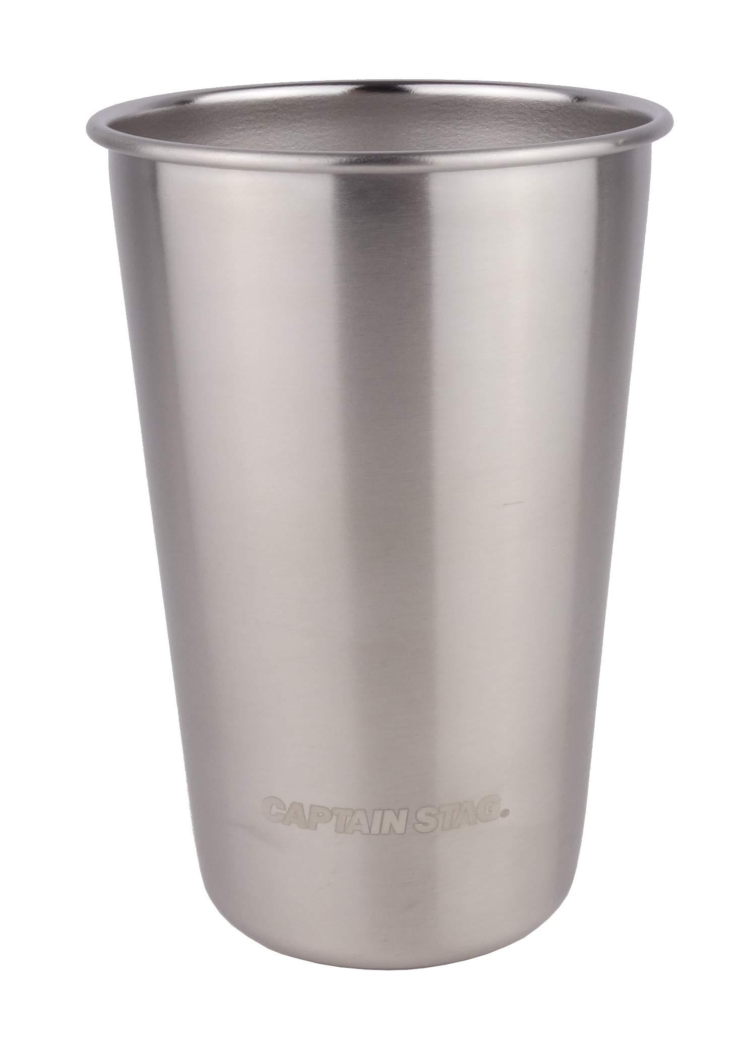 CAPTAIN STAG Stainless Steel Tumbler 500ml Silver UH-2015