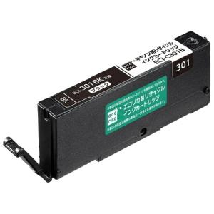 Ecolica Recycled Ink Cartridge Black (Dye) [Compatible with Canon: BCI-301BK] ECI-C301B 1 piece