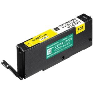 Ecolica Recycled Ink Cartridge Yellow (Dye) [Canon: BCI-301Y Compatible] ECI-C301Y 1 Cartridge