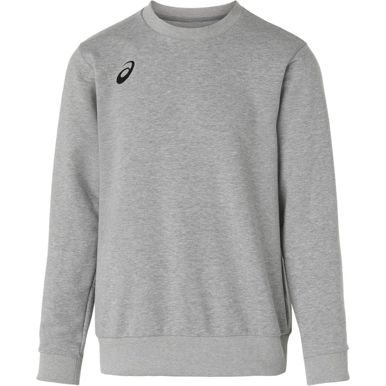 [ASICS] Training Wear Sweat Crew Top 2031E956 Unisex Adult 020 (Mid Grey Heather) 2XL