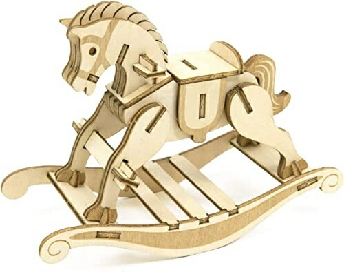 Azone Wooden Puzzle ki-gu-mi (Kigumi) Rocking Horse 2022