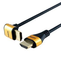 Horlic HDMI Cable L-Shaped 90-Degree 1.5m Gold HL15-566GDX5