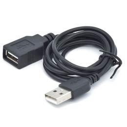Japan Trust Technology Charging & Communication USB Extension Cable 1m (Black) JSC-014BKX10