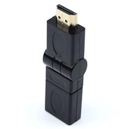 Japan Trust Technology JTT HDMI Male to HDMI Female 2-Axis Conversion Adapter JT2AHDM-HDFX10