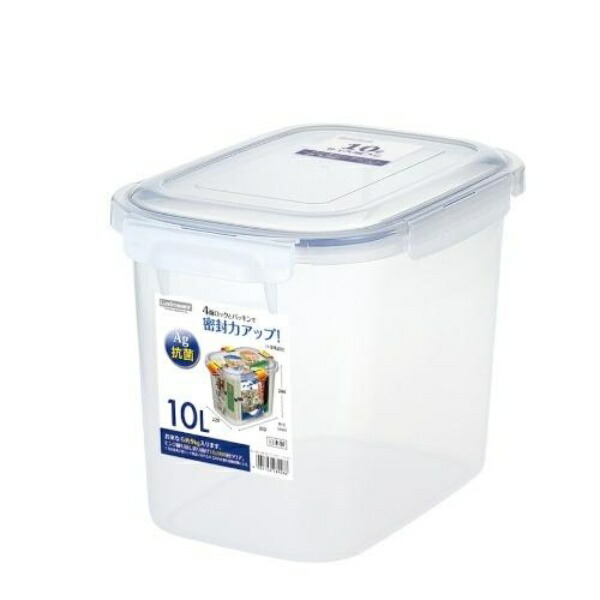 Iwasaki Kogyo Storage Container Antibacterial Smart Lock Jumbo Case 10.0 B-2892 KN Made in Japan