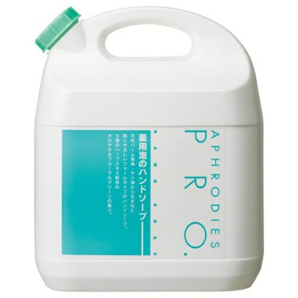Iwatani Rika Aphrodies PRO. Medicated Foaming Hand Soap 4L APHS-4A 1 bottle
