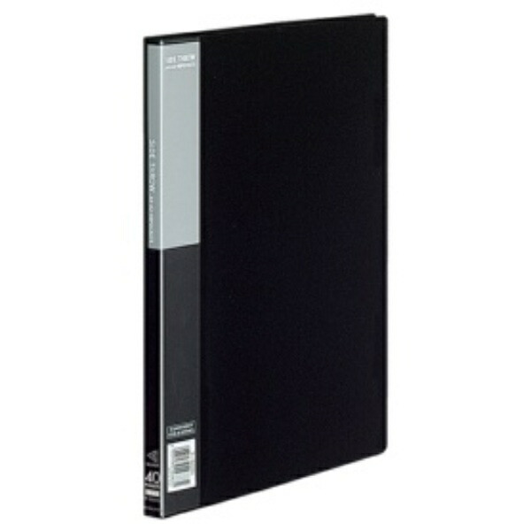 KOKUYO File Clear File Basic Fixed Side-Throw A4 40-Pocket Black RA-B220D