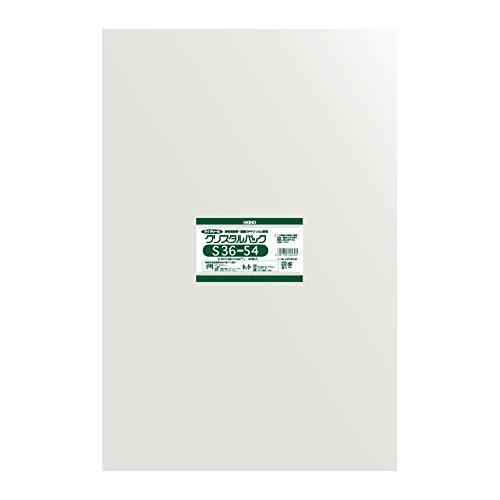 Shimojima Heiko Clear OPP Bags Crystal Pack 36×54cm 50 Sheets S36-54