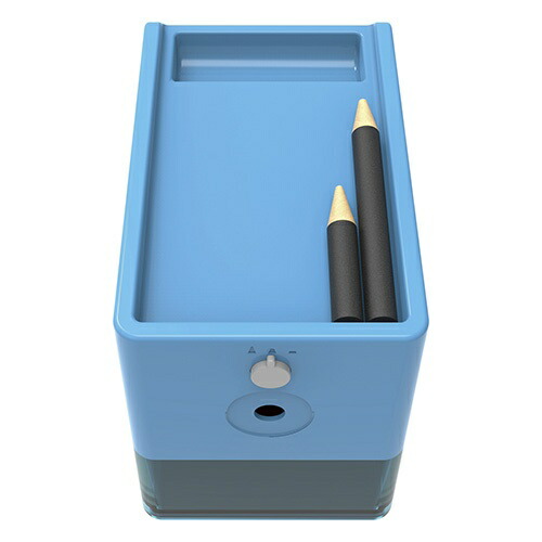 Nakabayashi Electric Pencil Sharpener Slim Tray Type DPS-601KB Blue