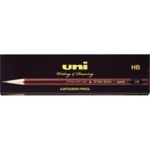 Mitsubishi Pencil Pencil Uni K HB 1 Dozen Paper Box UKHB