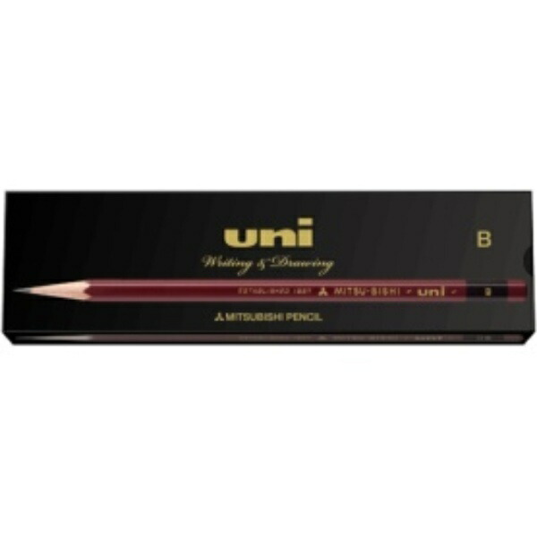 Mitsubishi Pencil Pencil Uni K B 1 Dozen Paper Box UKB