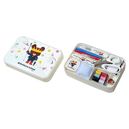 Misasa Bear School Sewing Set Thin Type White NO.1795