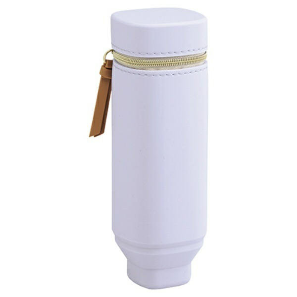 Rihitora Stand Pen Case Square Type Lavender A7732-10