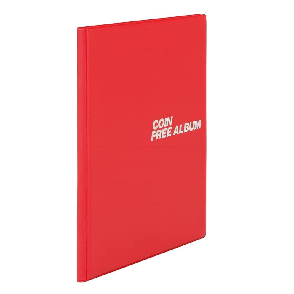 T.G. Coin-Free Album B5 Capacity: 90 Sheets Red CF-31-04