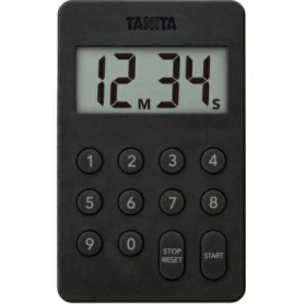 Tanita Digital Timer 100-Minute Counter Black TD-415-BK 1 unit