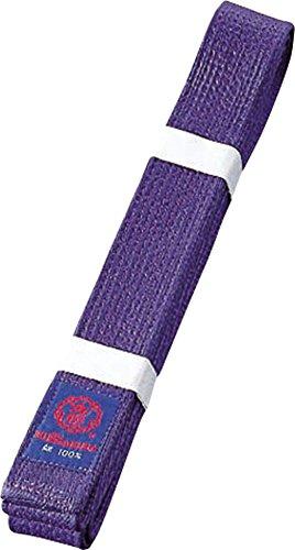 Kyūō Karate Belt for Karate Gi - Colored Belt JC6P Purple (P) Size 6