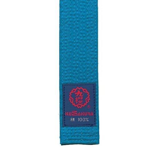 Kyūō Karate Belt for Karate Gi, Color Belt JC5SX Sky Blue (SX) Size 5