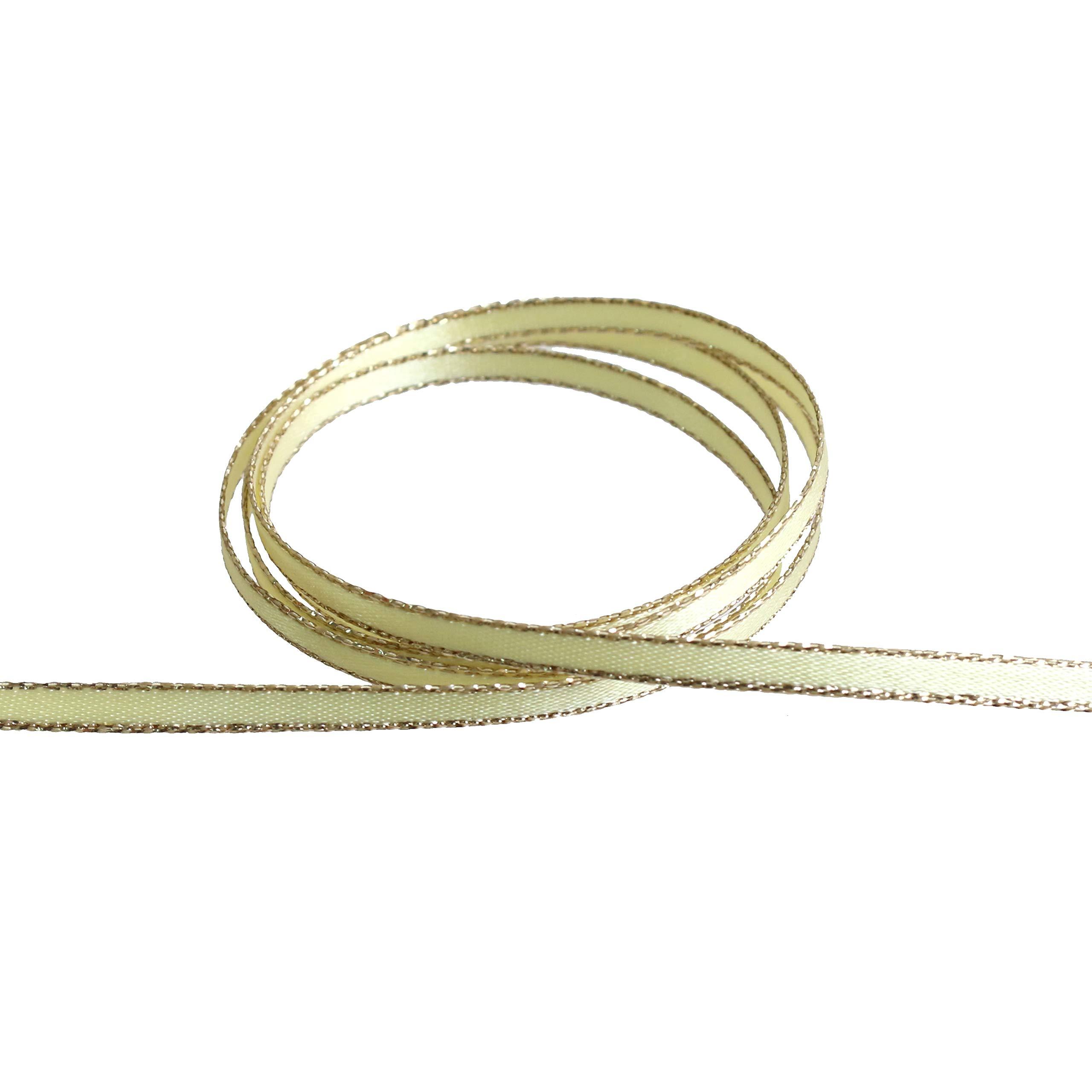 Blanc de Core Ribbon Edge Lame Satin No.2903-82 3mm × 30m