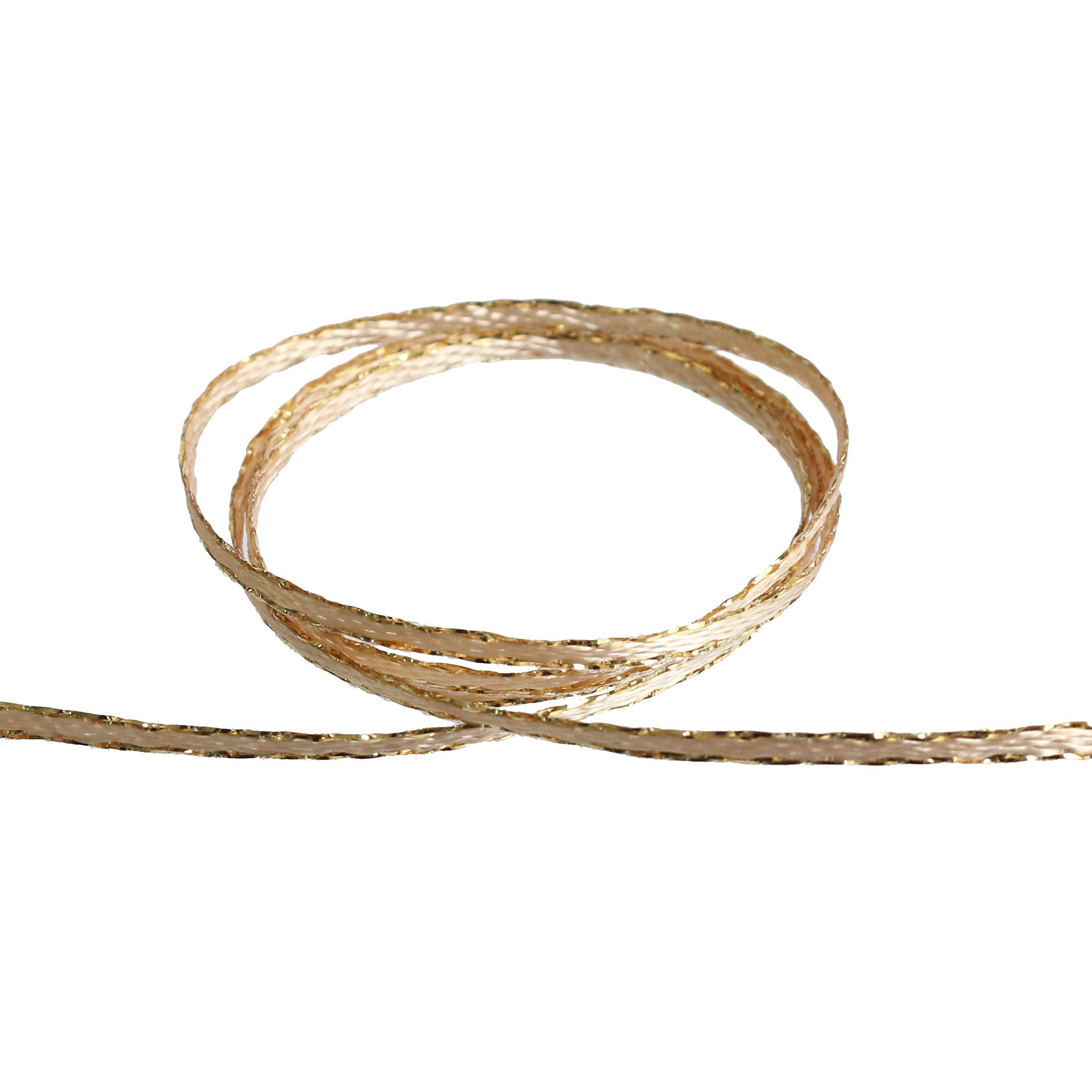 Blanc de Core Ribbon 2MM Edge Metallic No.3702-12 2mm × 30m