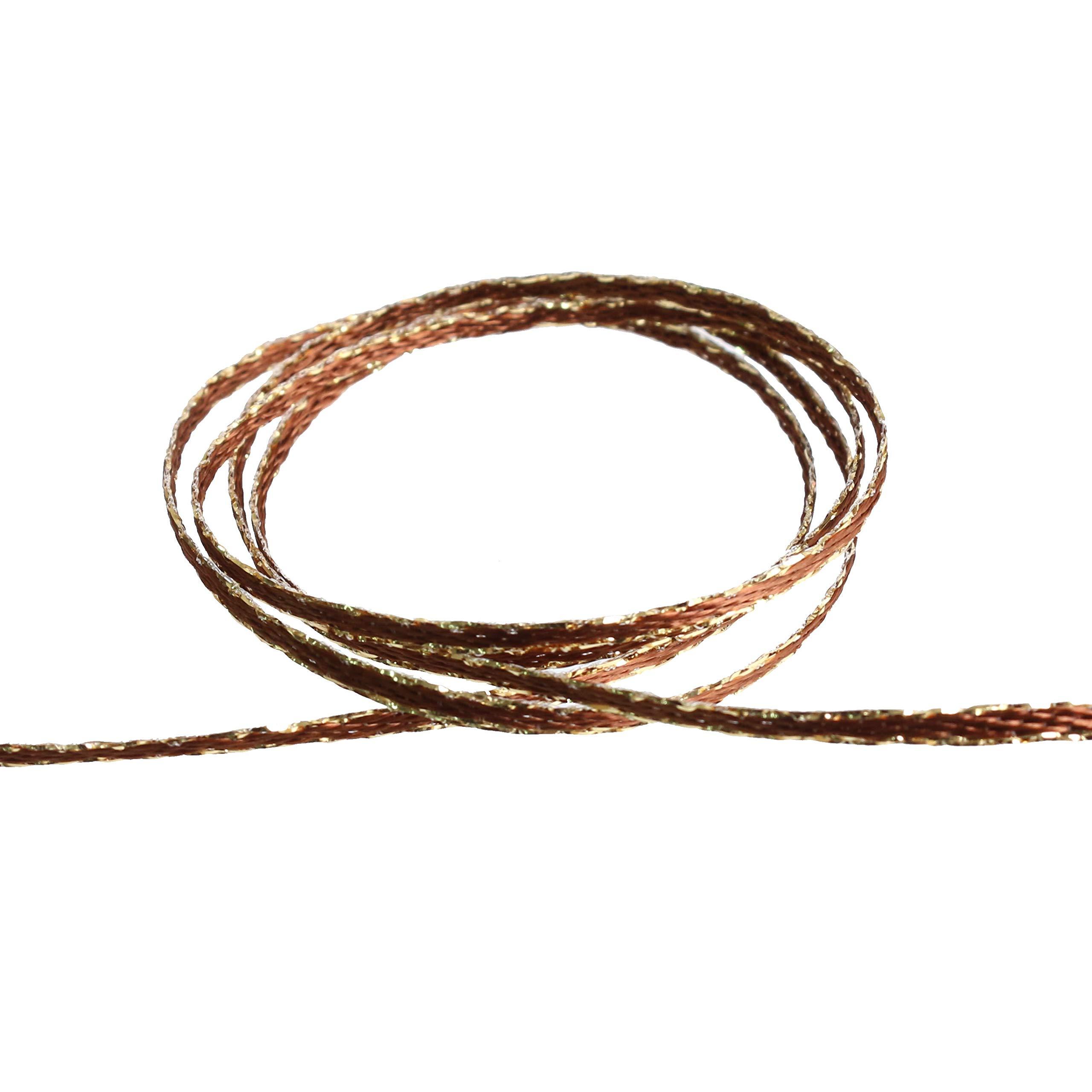 Blanc de Core Ribbon 2MM Edge Metallic No.3702-43 2mm × 30m