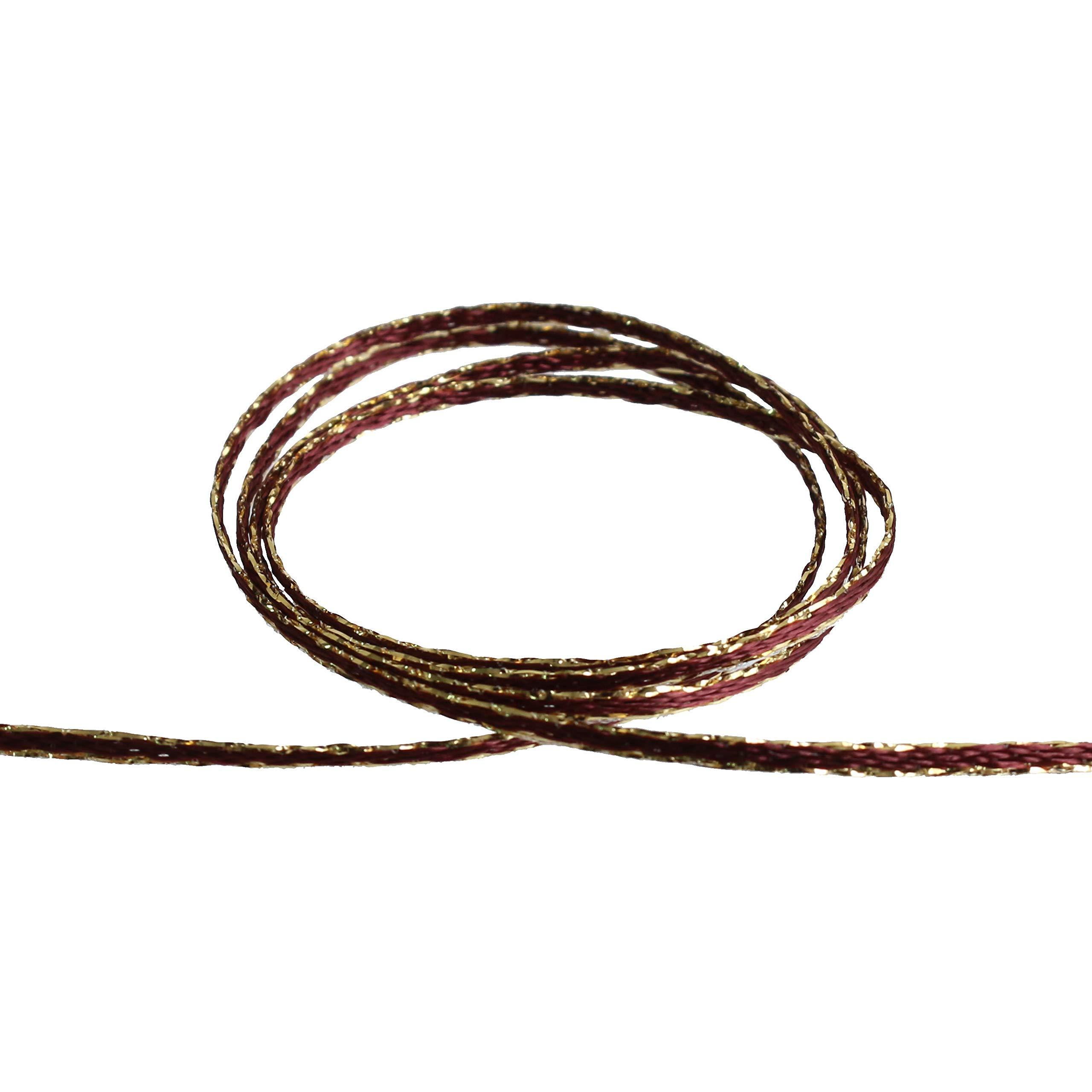 Blanc de Core Ribbon 2MM Edge Metallic No.3702-45 2mm × 30m