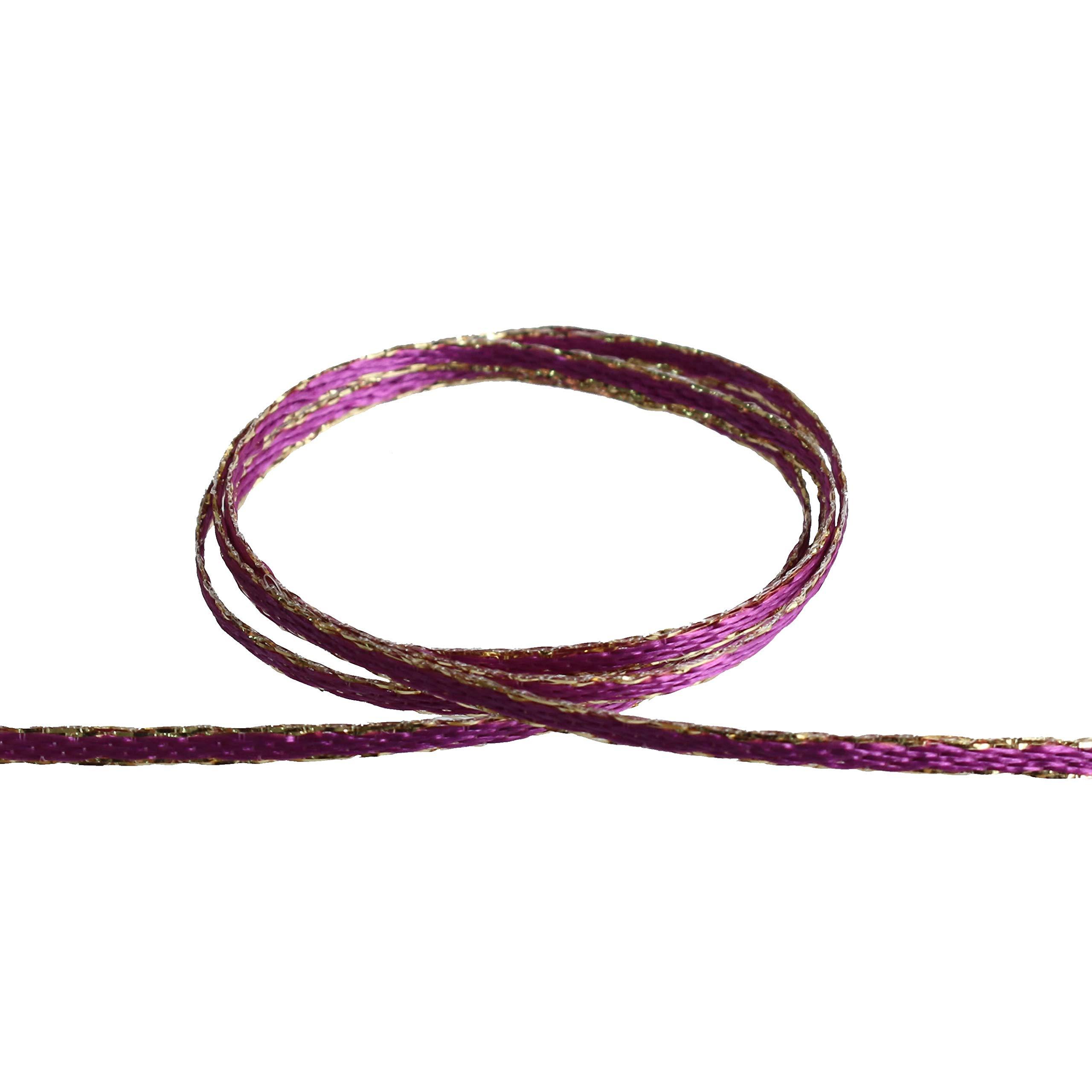 Blanc de Core Ribbon 2MM Edge Metallic No.3702-68 2mm × 30m