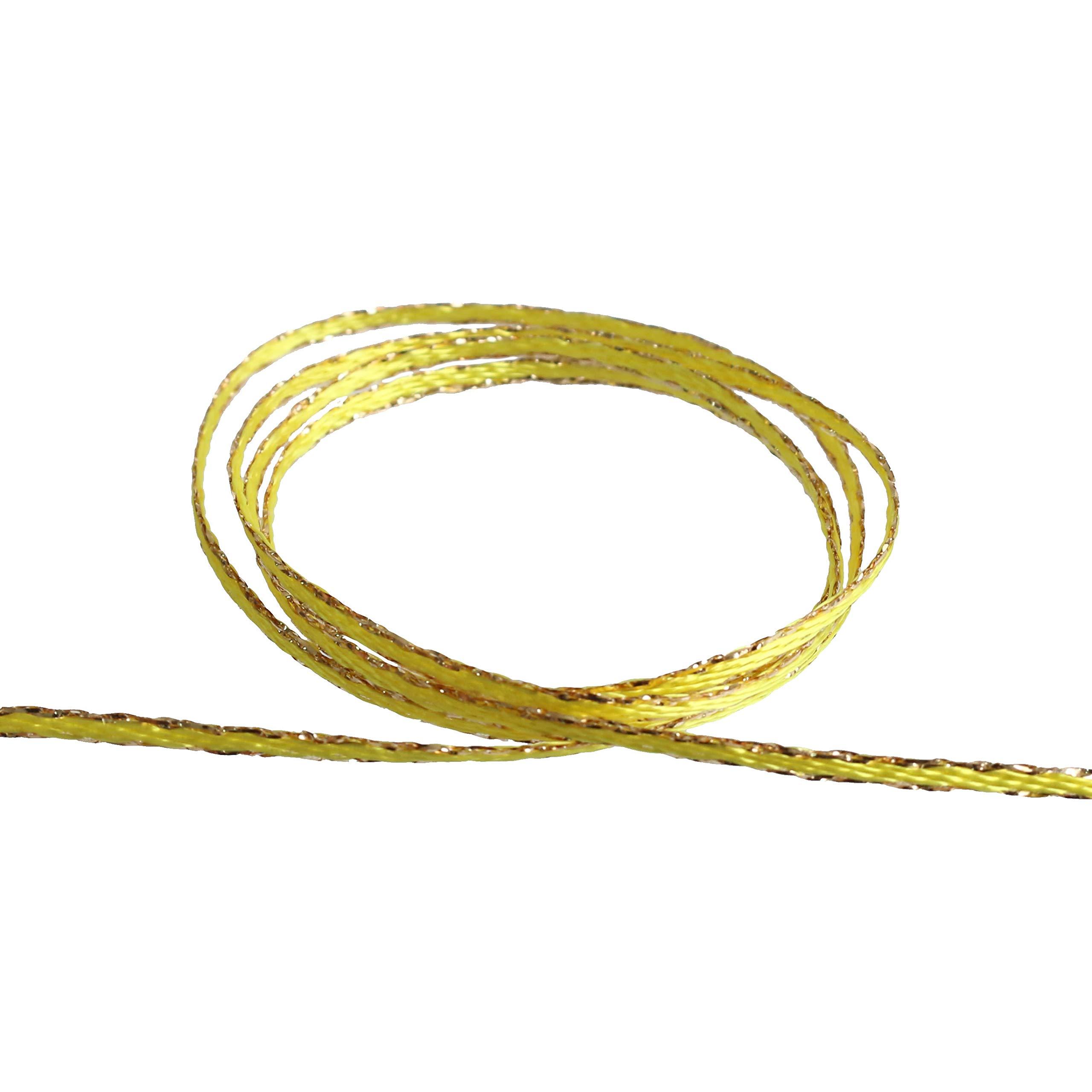 Blanc de Core Ribbon 2MM Edge Metallic No.3702-80 2mm × 30m