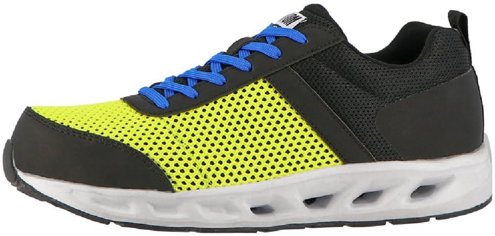 [KOSHIN RUBBER] Safety Shoes Work Boots Mesh Specifications Breathability Cushioning Phantom Light FL-5030LC E0734MZ Lime Yellow 24.5 cm 3E