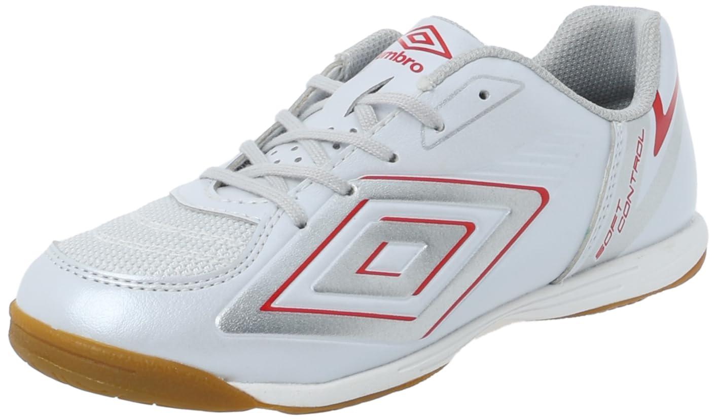 [Umbro] Futsal Shoes Training Shoes Soccer Futsal Indoor Gymnasium Soft Control Soccer Shoes IN Wide Junior Kids Children WR (UU4XJB55WR) 21.5 cm