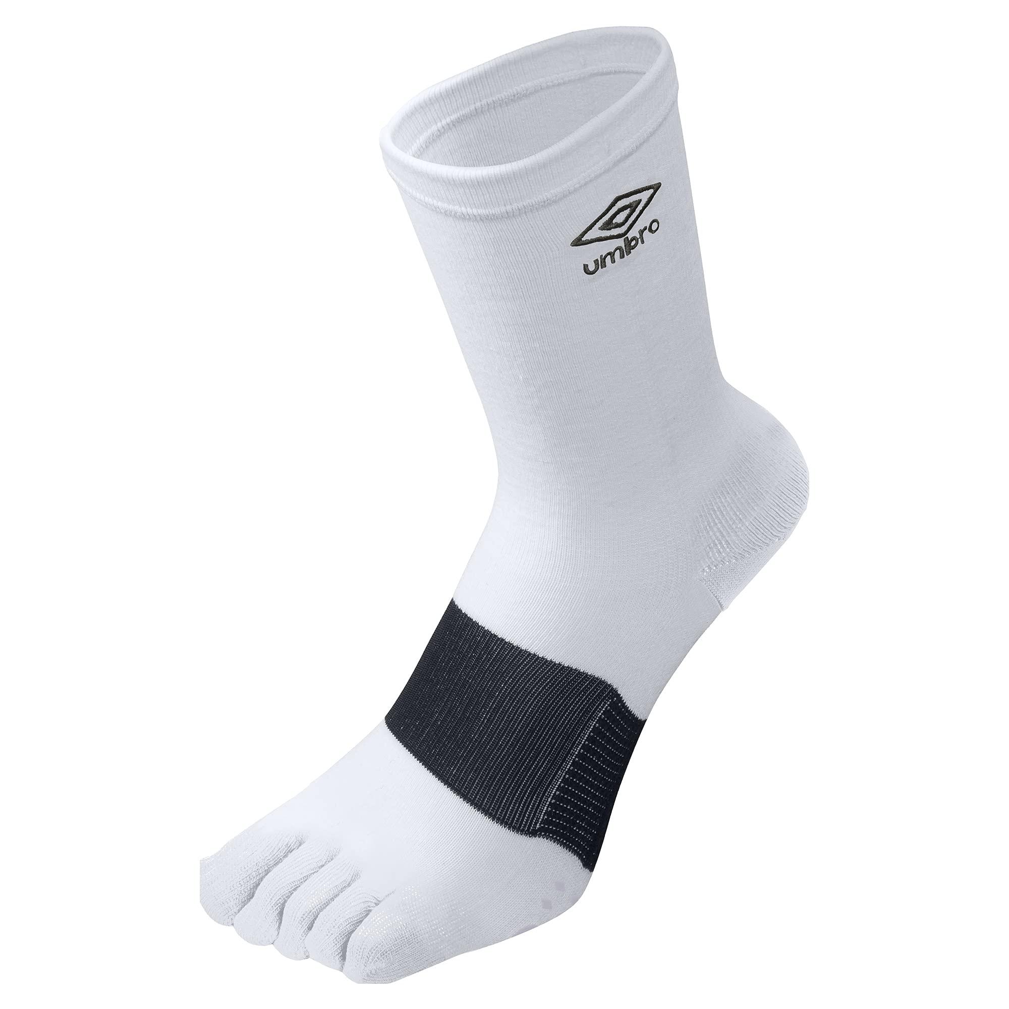 [Ambro] Socks Soccer Five-Toe Socks Stockings Arch Support Grip Performance Wide Color Selection Men's WBK (UAS8422) 25-27