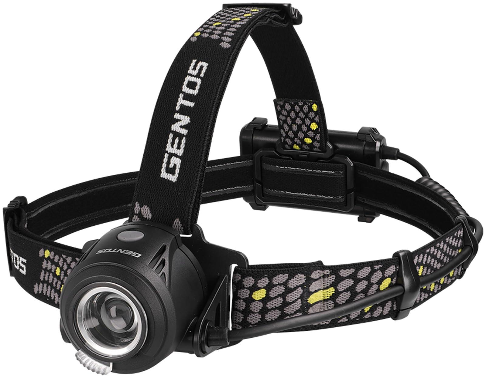 GENTOS LED Headlamp Uses 3 AA batteries or dedicated rechargeable battery (sold separately) Liberty LY-033HD