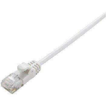 ELECOM Gigabit Flexible LAN Cable (Cat6 Compliant) 3m White LD-GPY/WH3